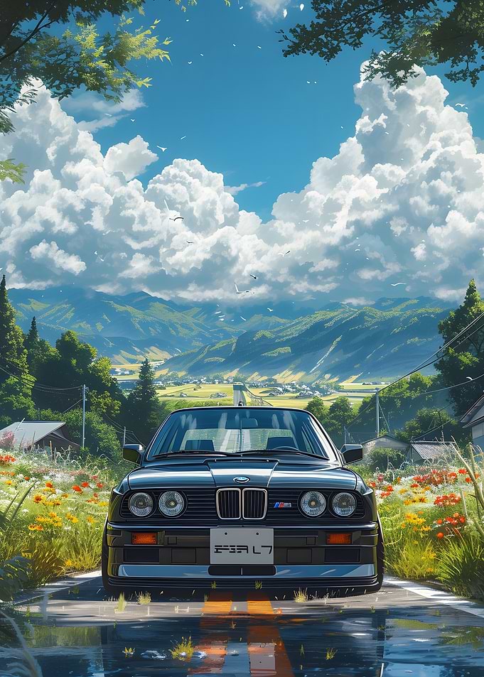 bmw m3 e30 landscape