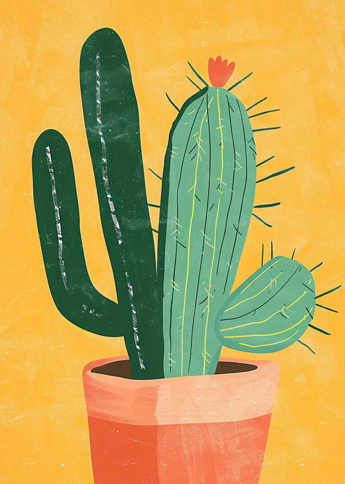Minimalist Cactus