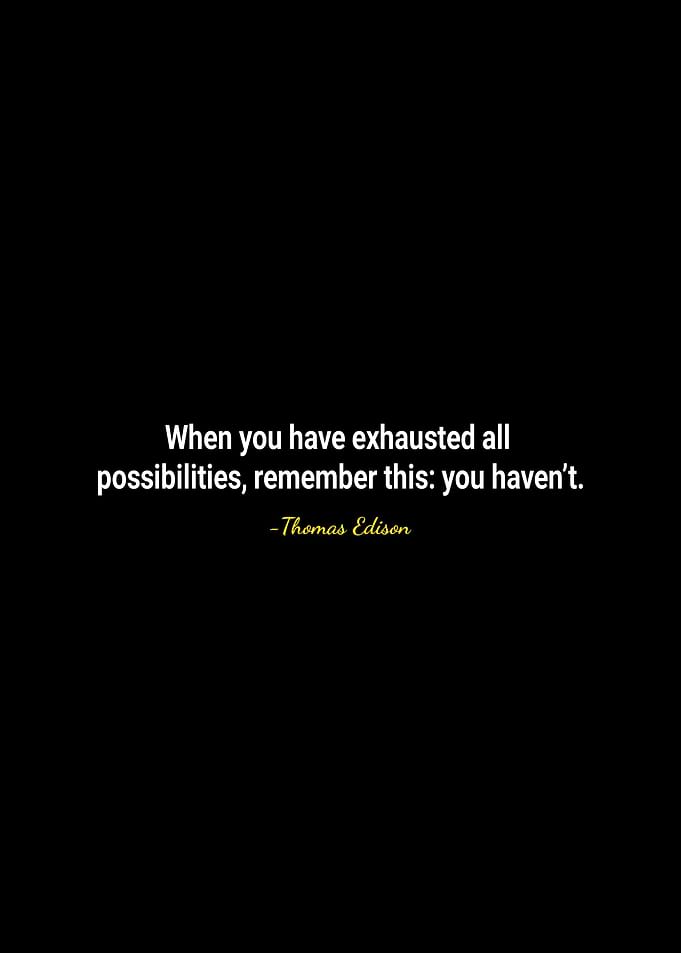 Thomas Edison quotes