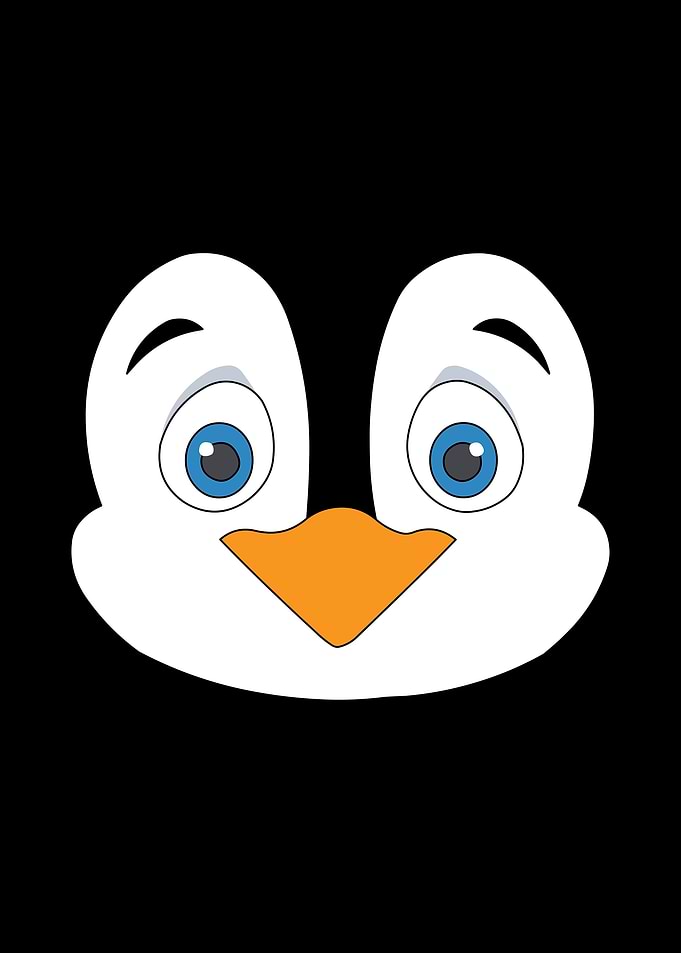 Cute Penguin Face