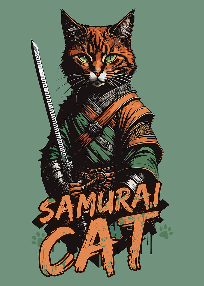 Samurai Cat