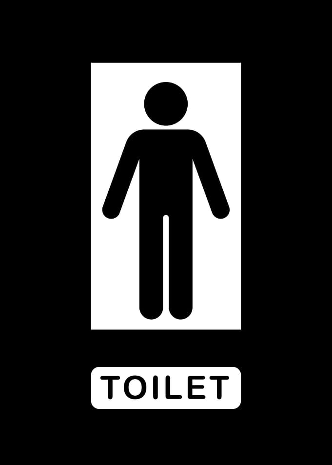 toilet aesthetic men