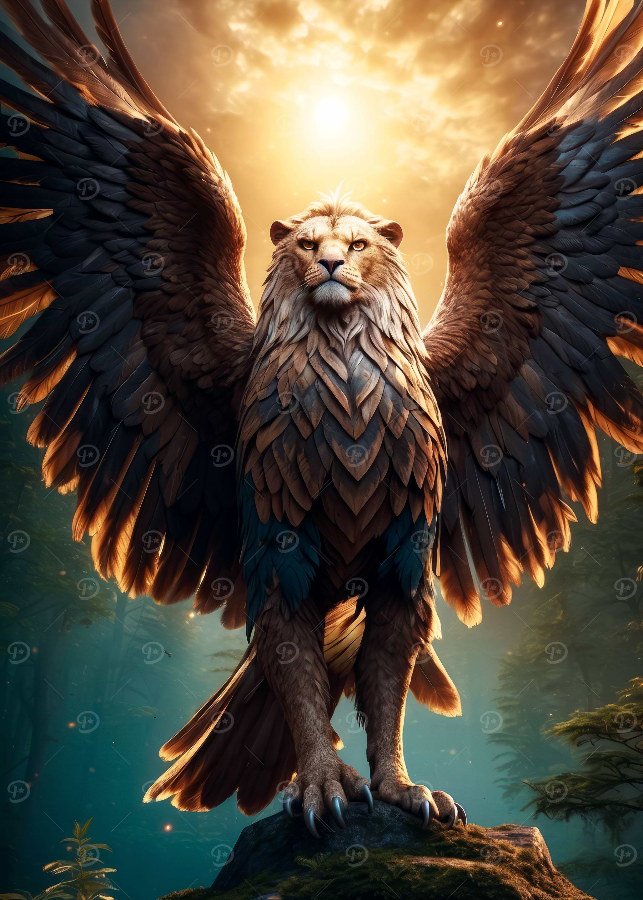 the golden griffin art