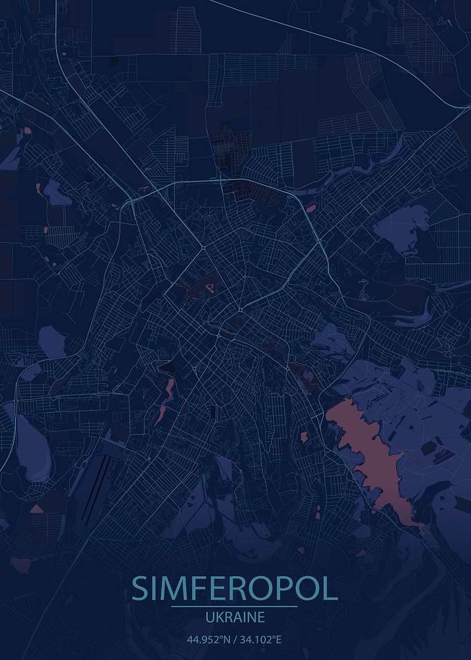 Simferopol Ukraine BlueMap