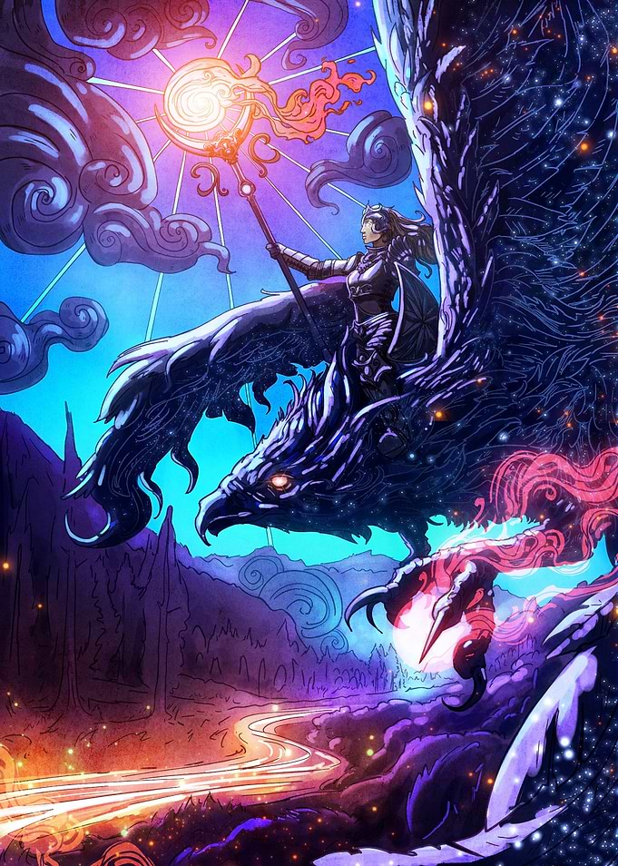 warrior phoenix bird