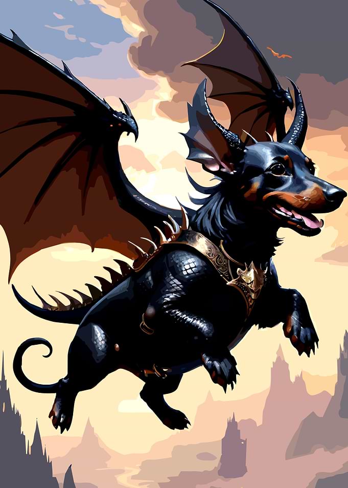 A cute Dachshund 042