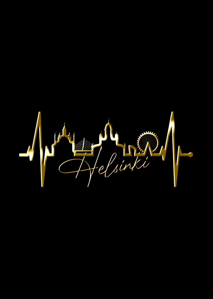Helsinki Skyline Heartbeat