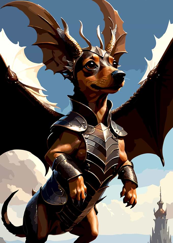 A cute Dachshund 043