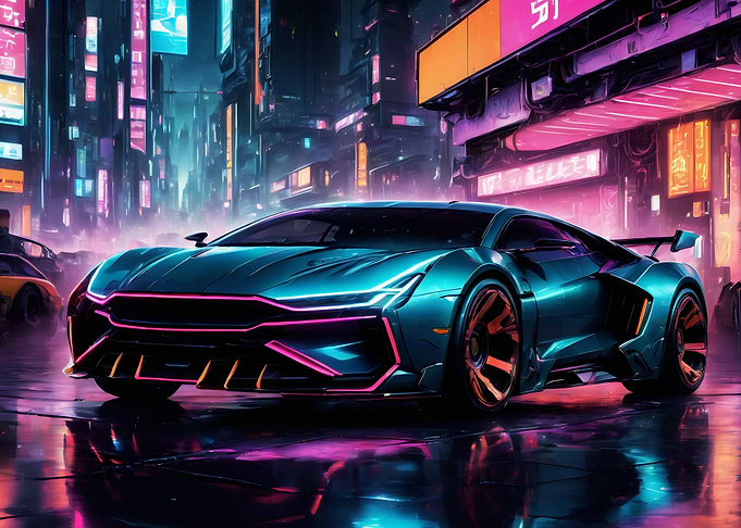 Neon Wheels