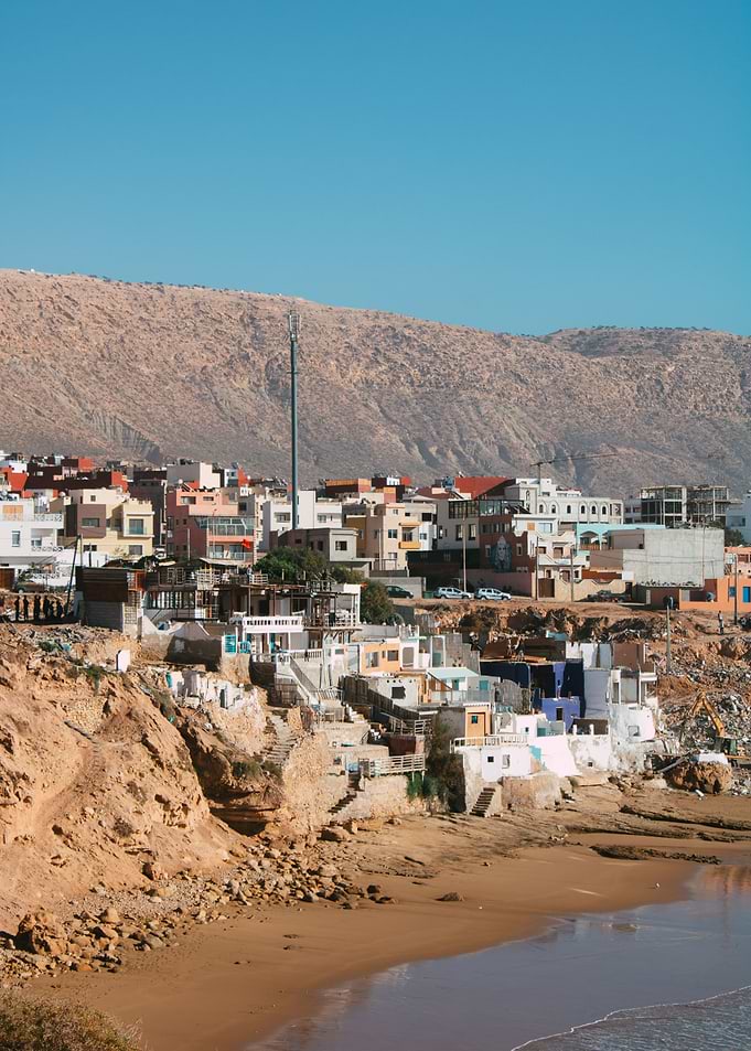 Hillside Coastal Town