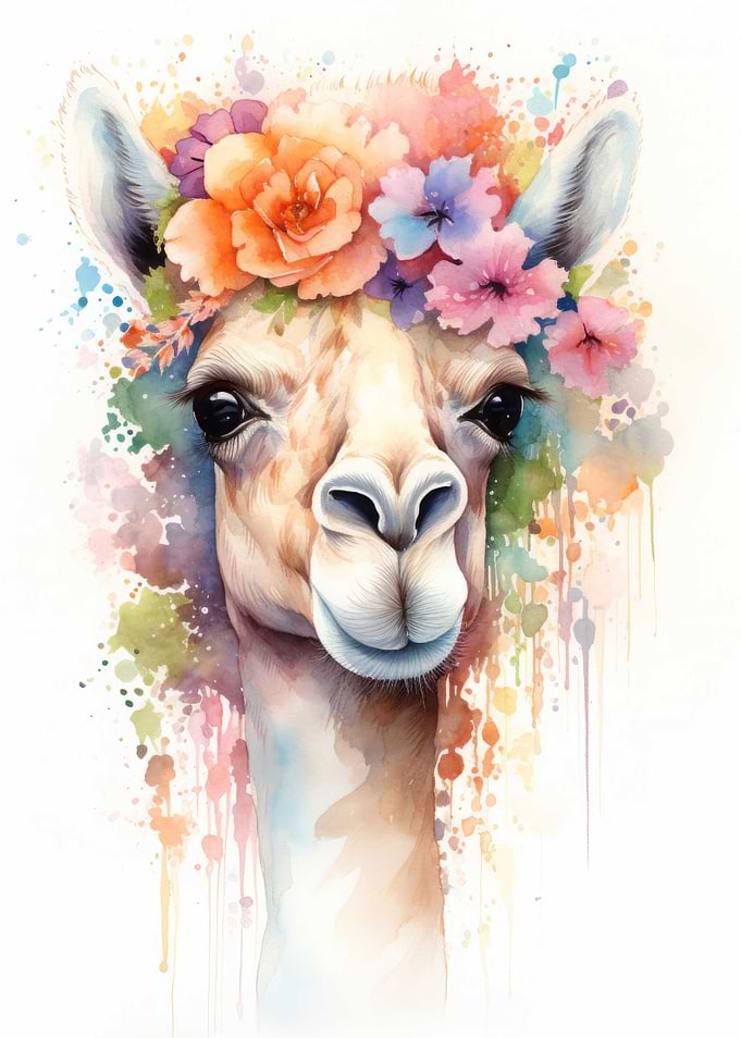 Camel Watercolor