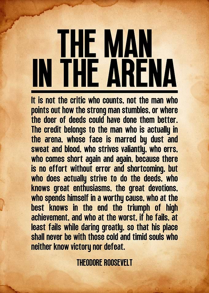 The Man in the Arena