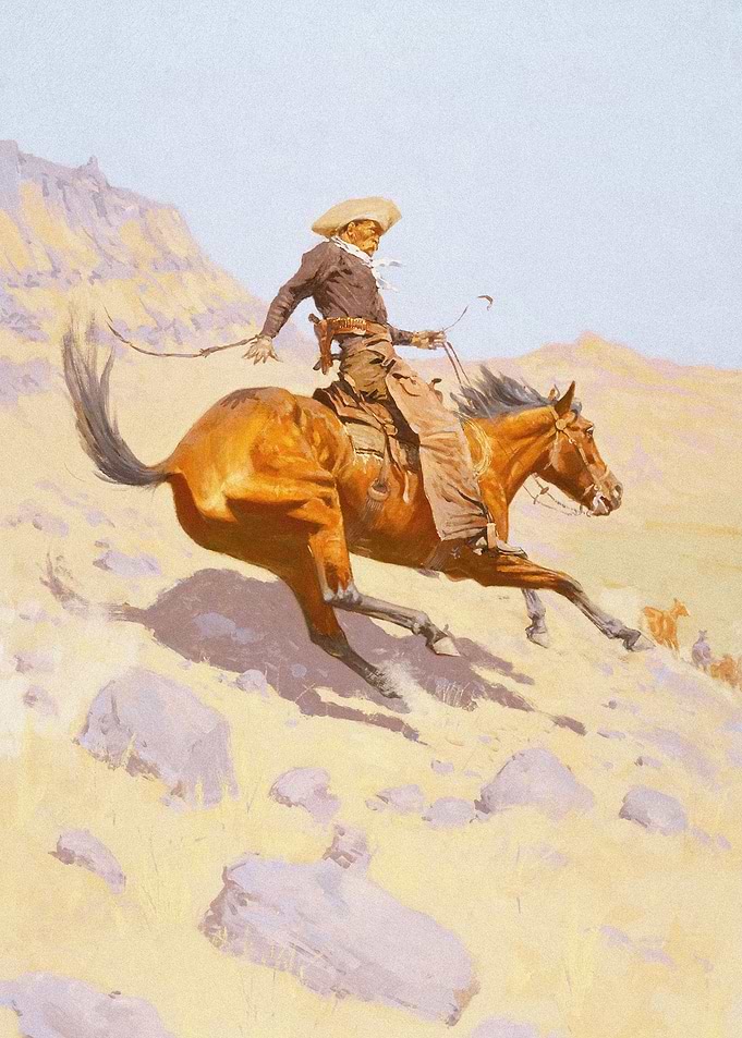 Cowboy On The Horse