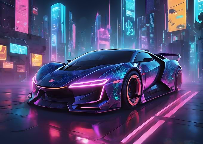 Neon Car
