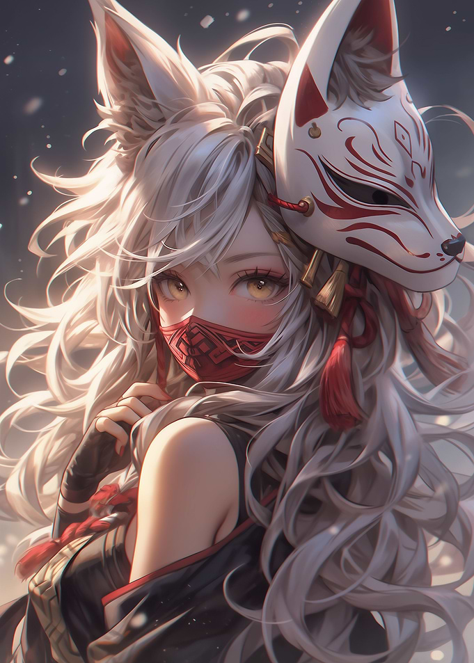 Anime Fairy Fox Girl