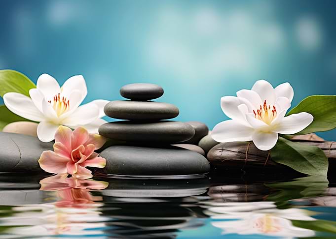 zen stones meditation