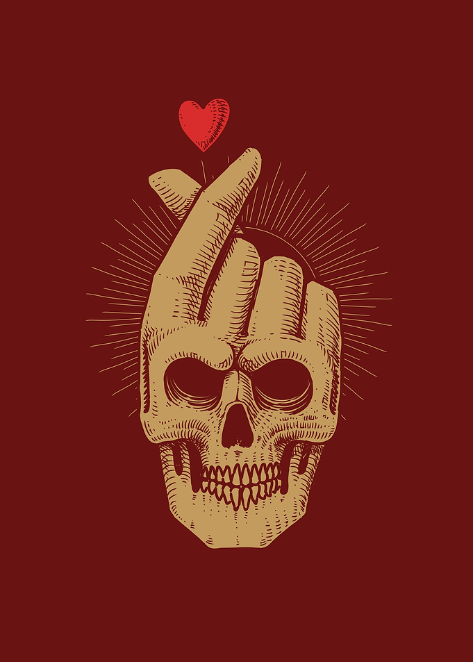 Lover Skull Minimalist