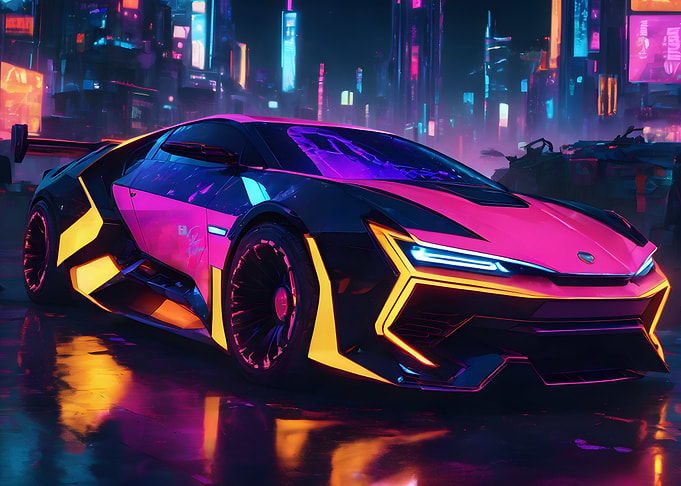 Neon Car