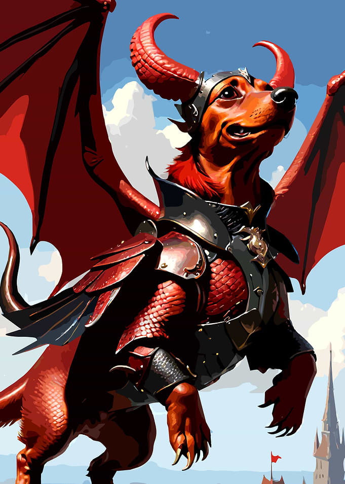 A cute Dachshund 044