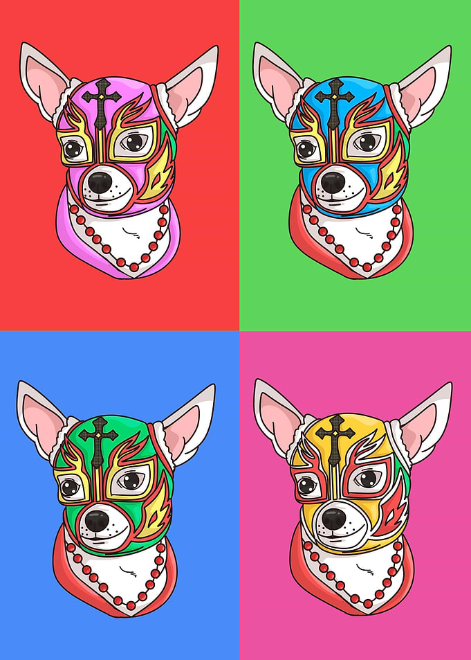 illustration of a chihuahu