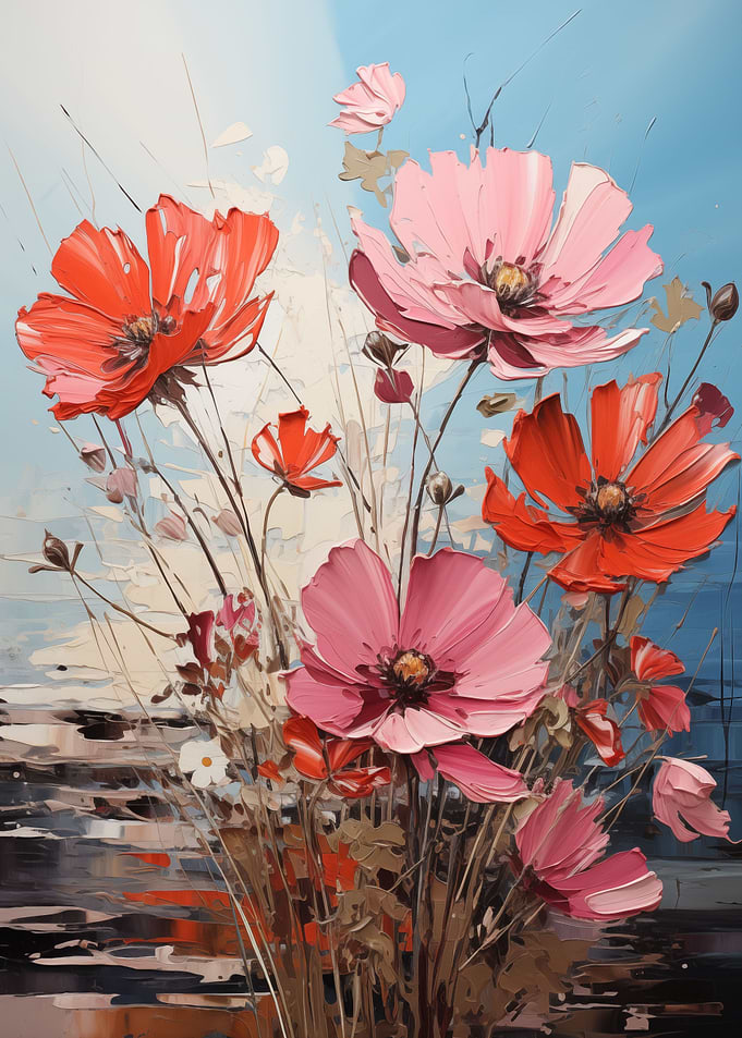 Flowers Acryl Style 2