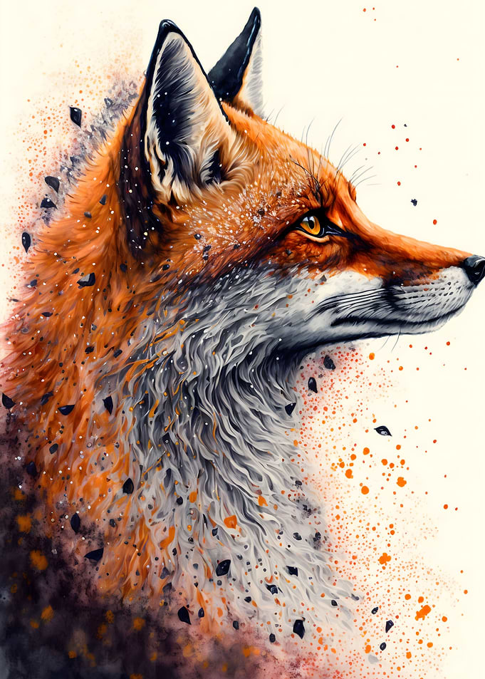 Fox Watercolor