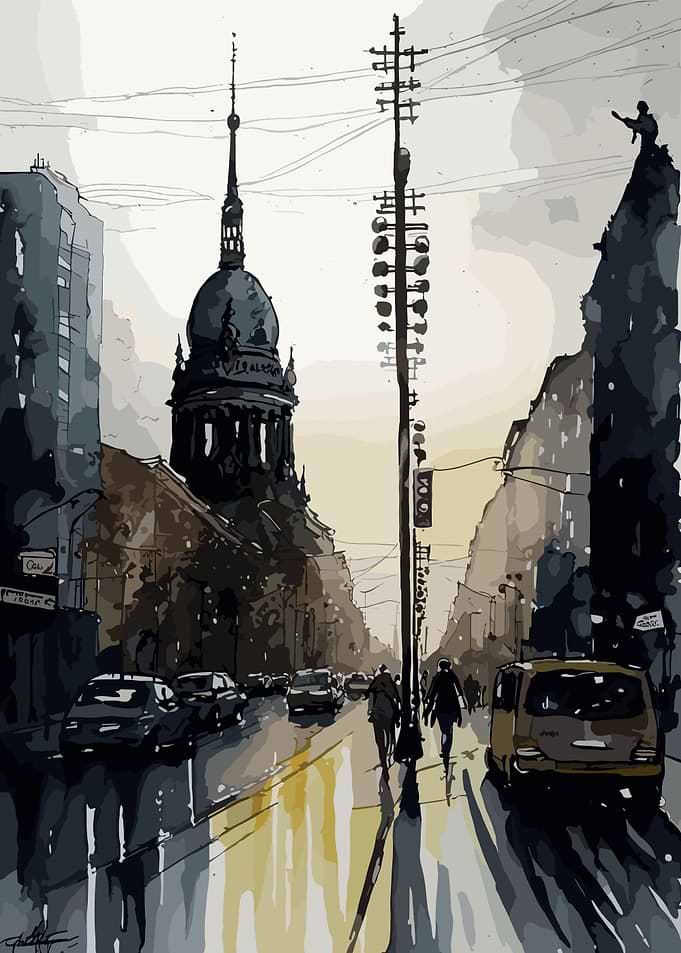 Berlin Germany Painting