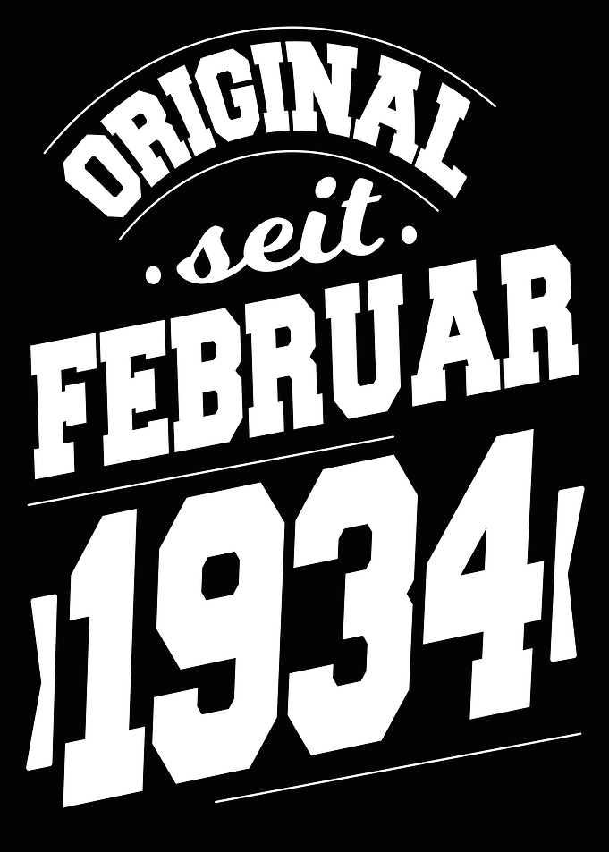 Februar 1934 90 Jahre