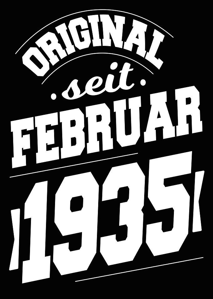Februar 1935 89 Jahre