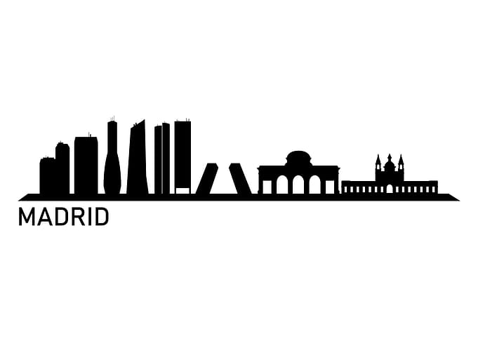 Madrid skyline