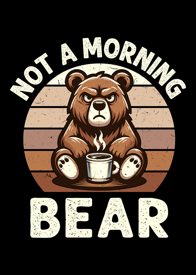 Grumpy Bear Coffee Hate