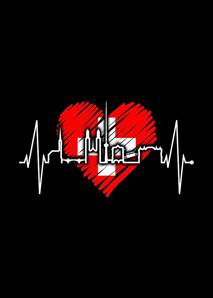 Zrich Skyline Heartbeat