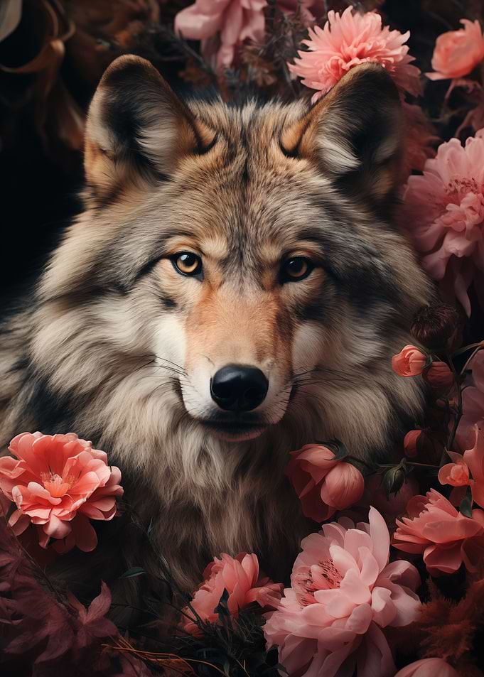 Floral Wolf