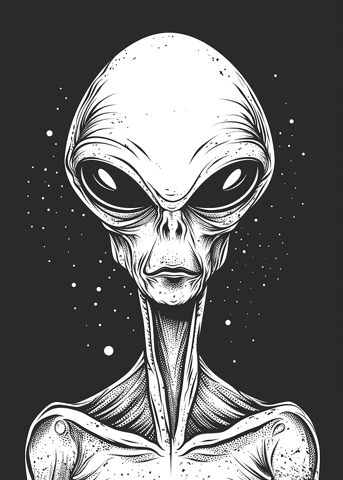 Angry Alien Poster