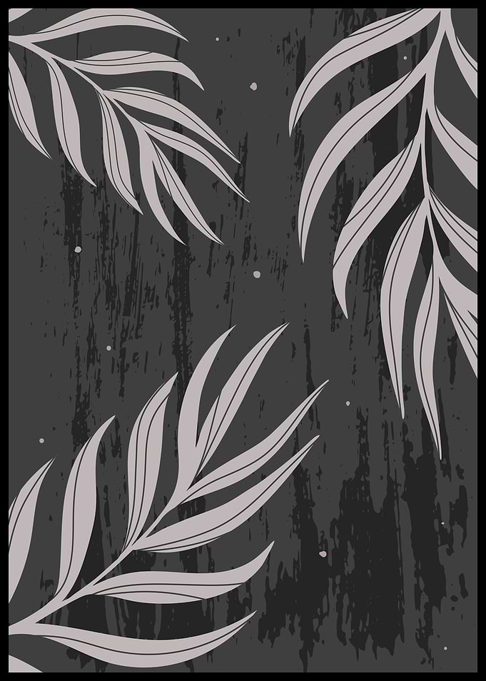 Abstract Plants Art