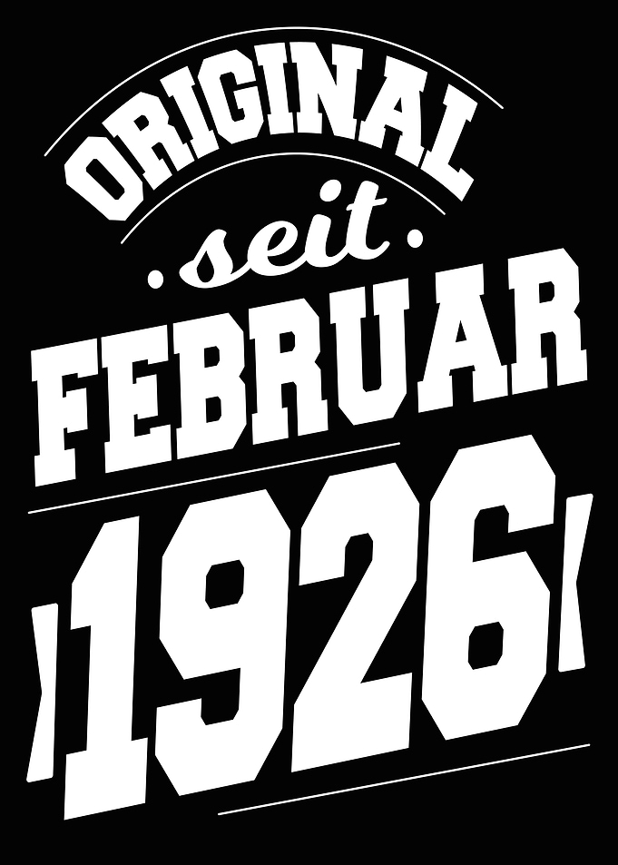 Februar 1926 98 Jahre
