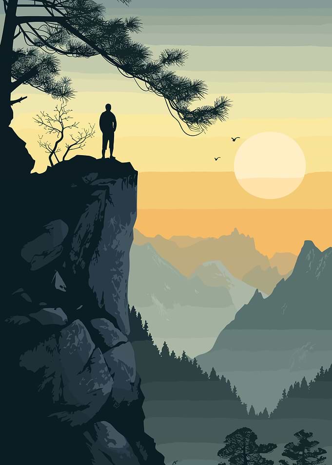 Mountain Peak Landscape