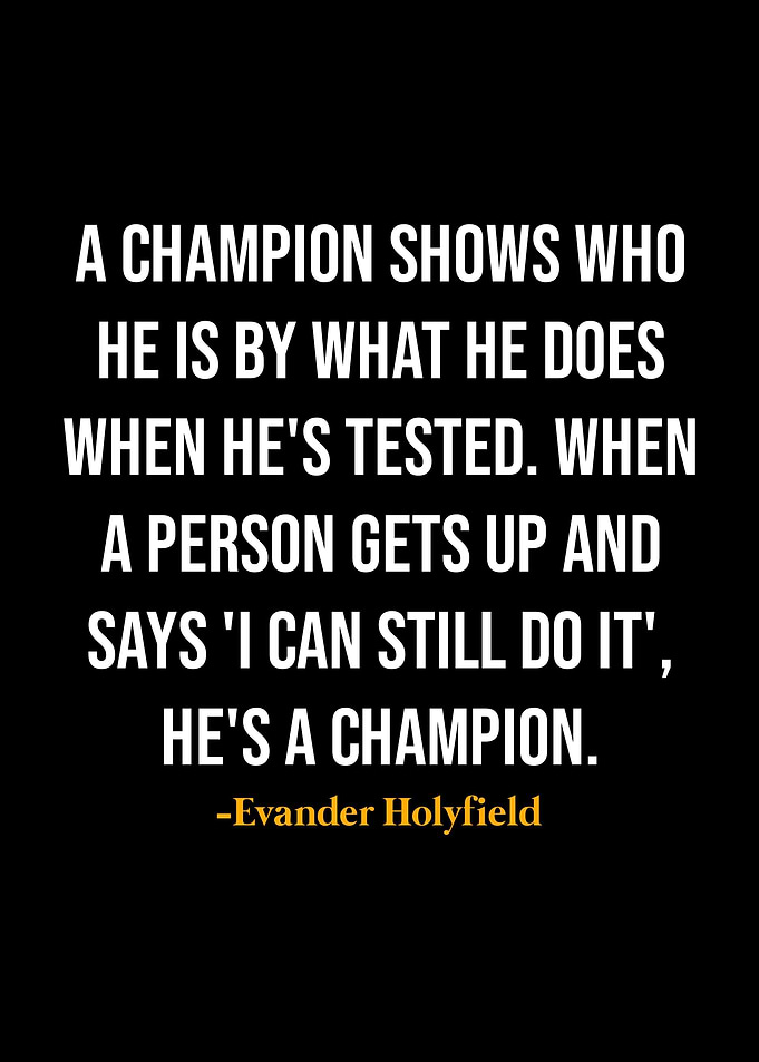 Evander Holyfield Quotes
