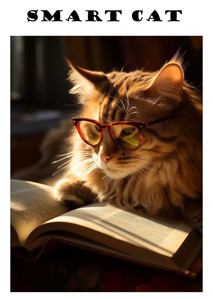 Cat is Reading