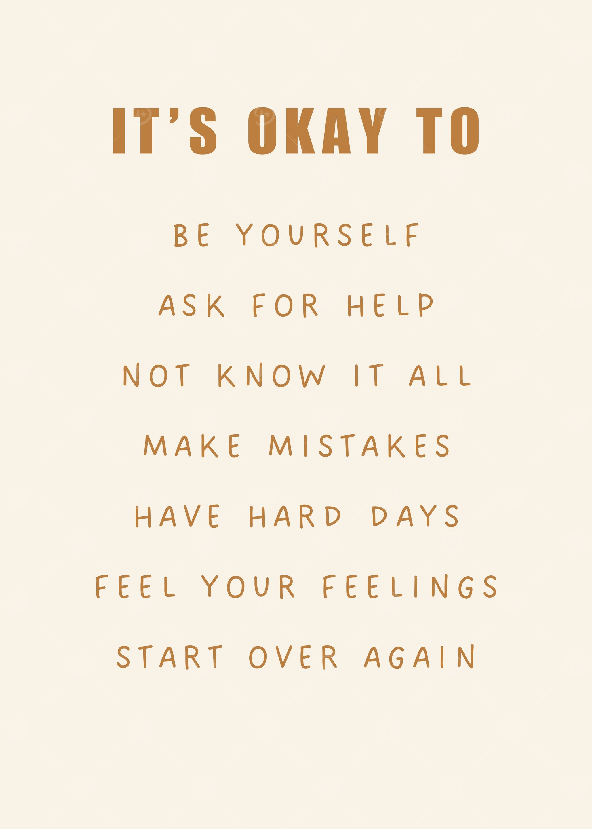 Be Yourself Motivational
