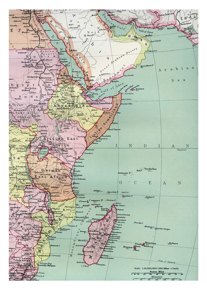 EAST AFRICA INDIAN OCEAN