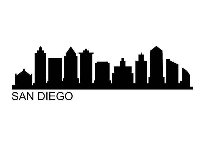 San diego skyline