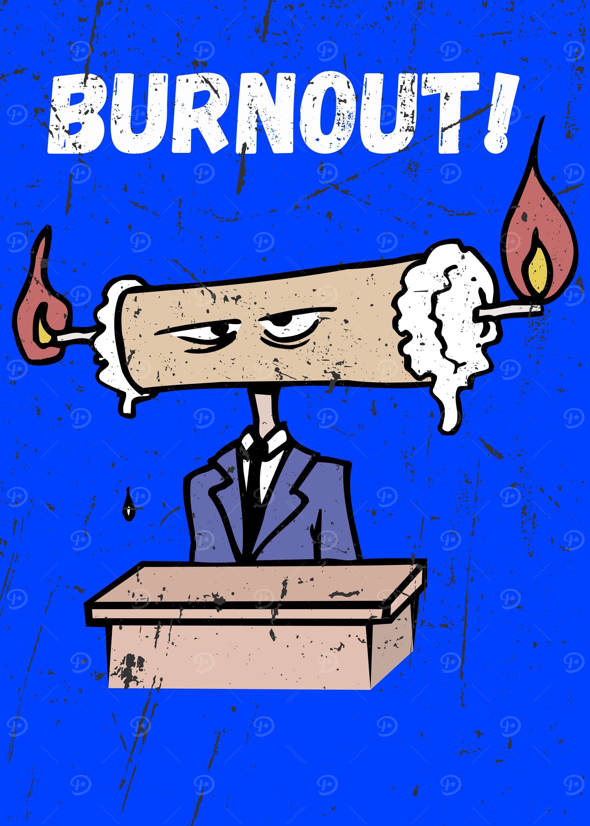 Candle man Burnout