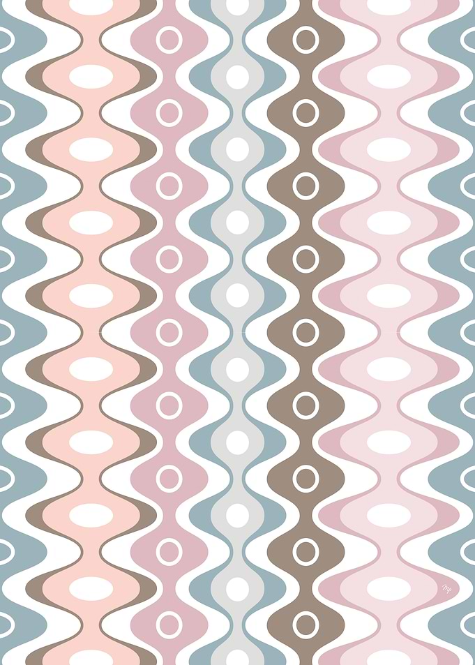 Retro pastel pattern
