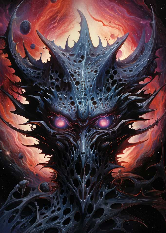 Dark space being