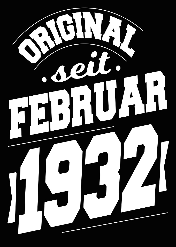 Februar 1932 92 Jahre