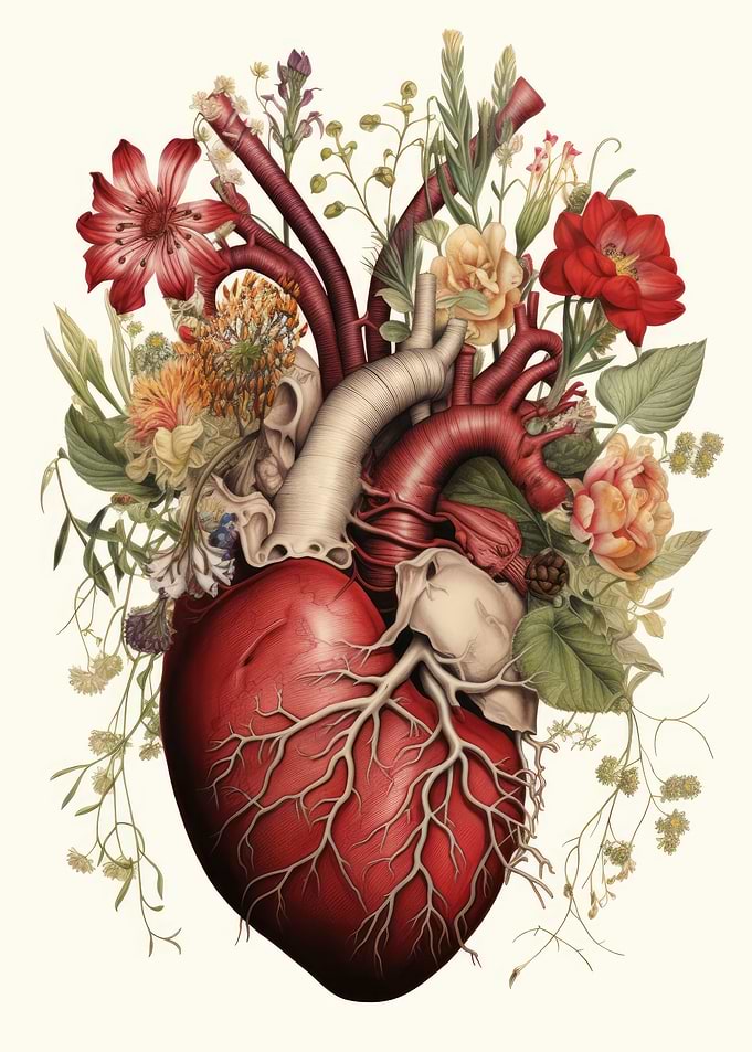 Floral heart