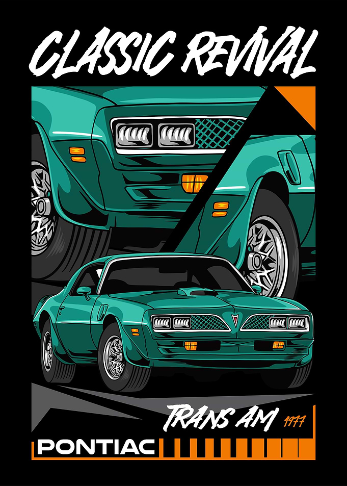 Classic Transam Muscle Car