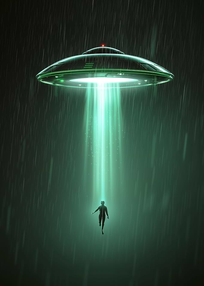 Alien Abduction Scene