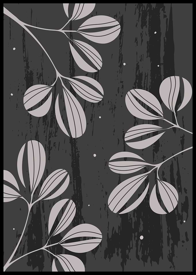 Abstract Plants Art